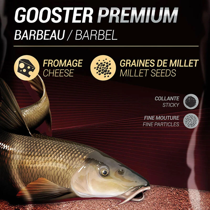 AMORCE GOOSTER PREMIUM BARBEAU ROUGE 1kg 4 AMORCE GOOSTER PREMIUM BARBEAU ROUGE 1kg – Image 2