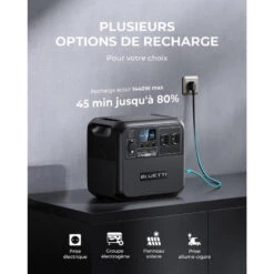 BLUETTI Générateur Électrique Solaire AC180 Avec Panneau Solaire PV200 -Camping Produits Boutique bluetti generateur electrique solaire ac180 avec panneau solaire pv200 3