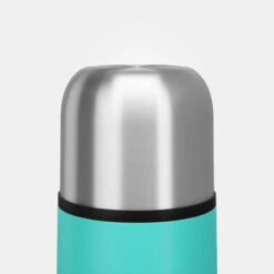 Quechua Bouteille Isotherme Inox 0,4L Avec Gobelet Pour La Randonnée - Turquoise -Camping Produits Boutique bouteille isotherme inox 04l avec gobelet pour la randonnee turquoise 3