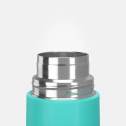 Quechua Bouteille Isotherme Inox 0,4L Avec Gobelet Pour La Randonnée - Turquoise -Camping Produits Boutique bouteille isotherme inox 04l avec gobelet pour la randonnee turquoise 5