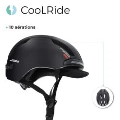 Casque Vélo Adulte Avec LED 52-58 Cm Multisport Noir Avec Visère Intégrée 13 Casque Vélo Adulte Avec LED 52-58 Cm Multisport Noir Avec Visère Intégrée -Camping Produits Boutique casque velo adulte avec led 52 58 cm multisport noir avec visere integree 4