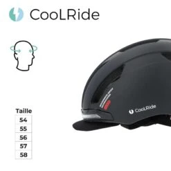 Casque Vélo Adulte Avec LED 52-58 Cm Multisport Noir Avec Visère Intégrée 14 Casque Vélo Adulte Avec LED 52-58 Cm Multisport Noir Avec Visère Intégrée -Camping Produits Boutique casque velo adulte avec led 52 58 cm multisport noir avec visere integree 5