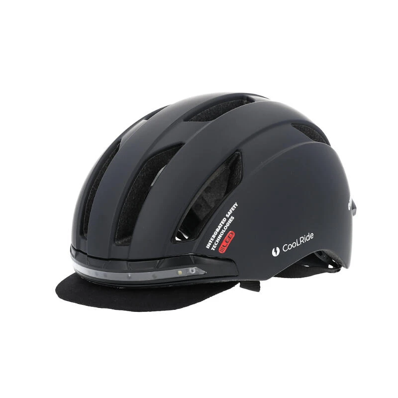 Casque Vélo Adulte Avec LED 52-58 Cm Multisport Noir Avec Visère Intégrée 3 Casque Vélo Adulte Avec LED 52-58 Cm Multisport Noir Avec Visère Intégrée