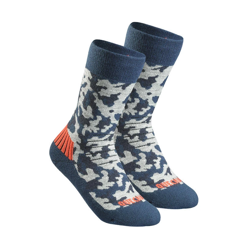 Quechua Chaussettes Chaudes De Randonnée - SH100 MID - Enfant X2 Paires 4 Quechua Chaussettes Chaudes De Randonnée - SH100 MID - Enfant X2 Paires – Image 2