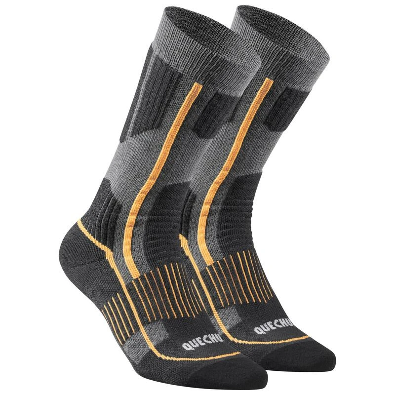 Quechua Chaussettes Chaudes De Randonnée - SH500 MOUNTAIN MID - X2 Paires 4 Quechua Chaussettes Chaudes De Randonnée - SH500 MOUNTAIN MID - X2 Paires – Image 2