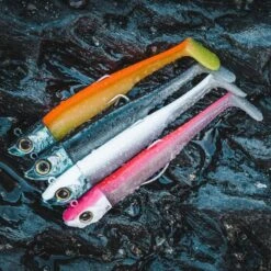 COMBO Leurres Souples Shad Texan ANCHO 120 50g Dos Noir/dos Blanc Pêche En Mer -Camping Produits Boutique combo leurres souples shad texan ancho 120 50g dos noirdos blanc peche en mer 6