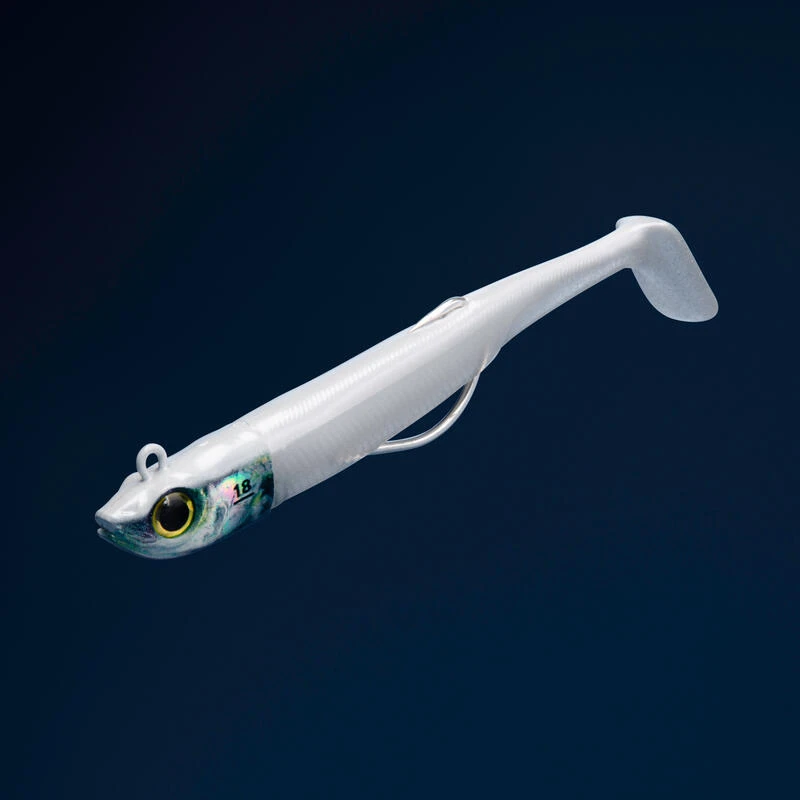 COMBO Leurres Souples Texan ANCHO 90 18g Dos Noir/blanc Argent Pêche En Mer 5 COMBO Leurres Souples Texan ANCHO 90 18g Dos Noir/blanc Argent Pêche En Mer – Image 3