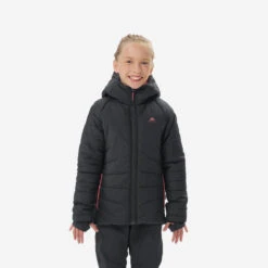 Quechua DOUDOUNE DE RANDONNÉE - HYBRIDE GRIS FONCE - ENFANT 7-15 ANS