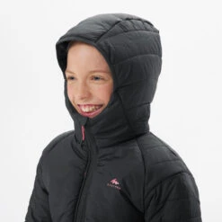 Quechua DOUDOUNE DE RANDONNÉE - HYBRIDE GRIS FONCE - ENFANT 7-15 ANS -Camping Produits Boutique doudoune de randonnee hybride gris fonce enfant 7 15 ans 3