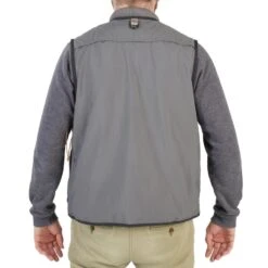 GILET De Pêche 500 Gris 13 GILET De Pêche 500 Gris -Camping Produits Boutique gilet de peche 500 gris 2