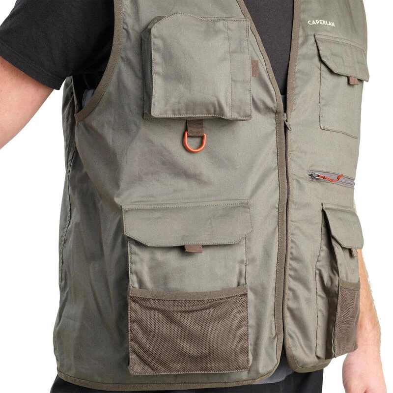 Gilet De Pêche - FV 100 Kaki 8 Gilet De Pêche - FV 100 Kaki – Image 6