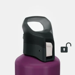 Quechua Gourde Alu 1L Avec Bouchon à Ouverture Rapide Pour La Randonnée - Violet 16 Quechua Gourde Alu 1L Avec Bouchon à Ouverture Rapide Pour La Randonnée - Violet -Camping Produits Boutique gourde alu 1l avec bouchon a ouverture rapide pour la randonnee violet 4