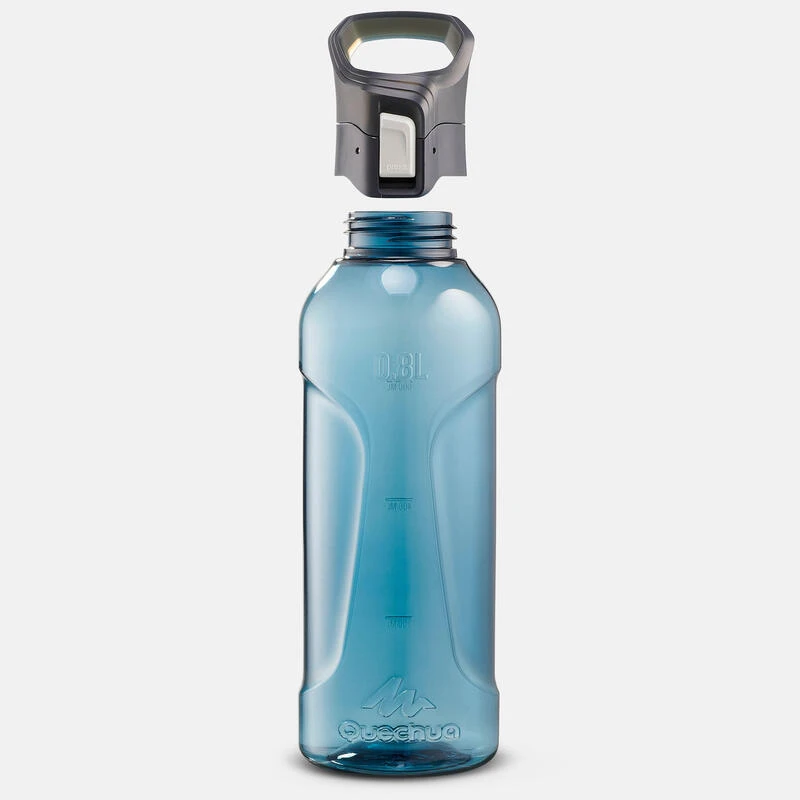 Quechua Gourde Ecozen® 0,8L Avec Bouchon Ouverture Rapide Pour La Randonnée - Bleu 12 Quechua Gourde Ecozen® 0,8L Avec Bouchon Ouverture Rapide Pour La Randonnée - Bleu – Image 10
