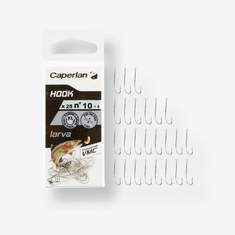 HAMEÇON SIMPLE PÊCHE HOOK SPECIAL LARVA 3 HAMEÇON SIMPLE PÊCHE HOOK SPECIAL LARVA