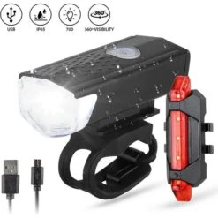 Kit D'éclairage LED Pour Vélo - Feu Avant Et Feu Arrière - 300 & 20 Lumens 11 Kit D'éclairage LED Pour Vélo - Feu Avant Et Feu Arrière - 300 & 20 Lumens -Camping Produits Boutique kit declairage led pour velo feu avant et feu arriere 300 and 20 lumens 2