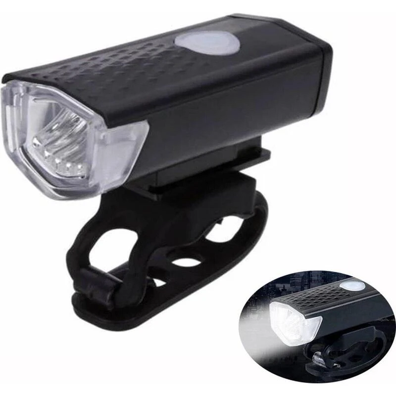 Kit D'éclairage LED Pour Vélo - Feu Avant Et Feu Arrière - 300 & 20 Lumens 8 Kit D'éclairage LED Pour Vélo - Feu Avant Et Feu Arrière - 300 & 20 Lumens – Image 6