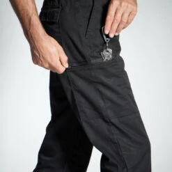 PANTALON CARGO RESISTANT STEPPE 300 NOIR -Camping Produits Boutique pantalon cargo resistant steppe 300 noir 5