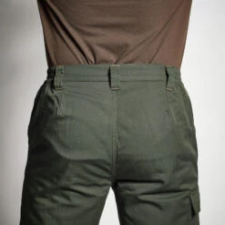 PANTALON CHASSE CHAUD VERT 100 14 PANTALON CHASSE CHAUD VERT 100 -Camping Produits Boutique pantalon chasse chaud vert 100 4