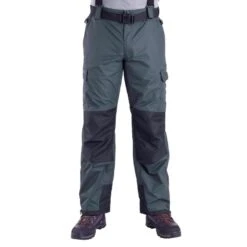 Pantalon De Pêche Imperméable 500 Gris -Camping Produits Boutique pantalon de peche impermeable 500 gris 2