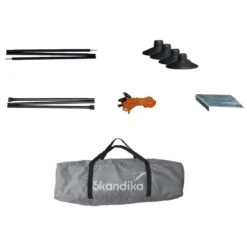 Paravent De Camping Bora - Brise-Vue - 4,5 X 1,4 M - Résistant Au Vent - Gris -Camping Produits Boutique paravent de camping bora brise vue 45 x 14 m resistant au vent gris 6