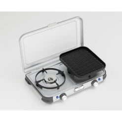 Campingaz Réchaud De Camping à Gaz 2 Feux Camp & Grill - Plancha, Grill Et Wok -Camping Produits Boutique rechaud de camping a gaz 2 feux camp and grill plancha grill et wok 2