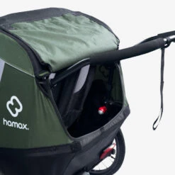 REMORQUE VELO HAMAX IXPLORER VERT 9 REMORQUE VELO HAMAX IXPLORER VERT -Camping Produits Boutique remorque velo hamax ixplorer vert 3