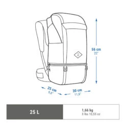 Quechua Sac à Dos De Randonnée 25L - NH Arpenaz 900 -Camping Produits Boutique sac a dos de randonnee 25l nh arpenaz 900 2