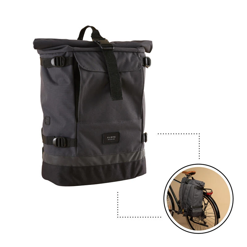 SAC A DOS VELO POUR PORTE BAGAGES SIMPLE 1X25L 3 SAC A DOS VELO POUR PORTE BAGAGES SIMPLE 1X25L