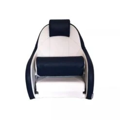 SIÈGE PILOTE DELUXE - BLANC / BLEU -Camping Produits Boutique siege pilote deluxe blanc bleu 2