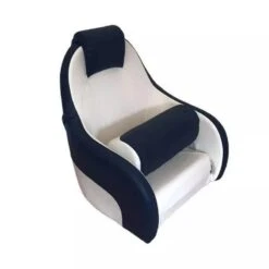 SIÈGE PILOTE DELUXE - BLANC / BLEU -Camping Produits Boutique siege pilote deluxe blanc bleu 3