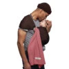 Sling - La Petite Echarpe Sans Nœud - Rosé, Pecan, Anneaux Or Rose (réversible) -Camping Produits Boutique sling la petite echarpe sans noeud rose pecan anneaux or rose reversible