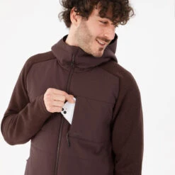 Quechua Sweat à Capuche De Randonnée - NH500 Hybride - Homme -Camping Produits Boutique sweat a capuche de randonnee nh500 hybride homme 4