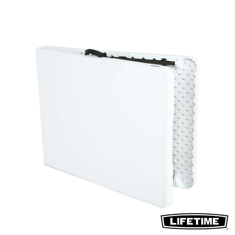 Table Rectangulaire Valise Pliante En Deux (183 X 70 Cm) LIFETIME #80642 4 Table Rectangulaire Valise Pliante En Deux (183 X 70 Cm) LIFETIME #80642 – Image 2