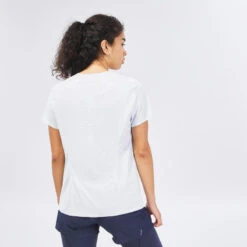 Quechua Tee Shirt Ultra Léger De Randonnée Rapide FH 500 Femme Ice. -Camping Produits Boutique tee shirt ultra leger de randonnee rapide fh 500 femme ice 2
