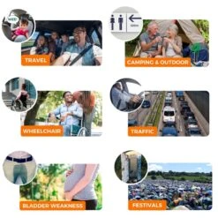 Toilette D'urgence Jonhy Wee, 3 Pièces -Camping Produits Boutique toilette durgence jonhy wee 3 pieces 6