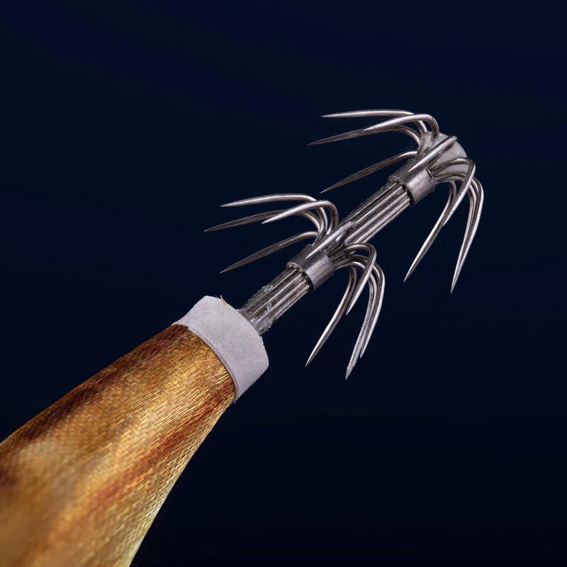 Turlutte Coulante Shallow EBIKA 2.5/105 Doré Chinchard Pêche Seiches/calamars 6 Turlutte Coulante Shallow EBIKA 2.5/105 Doré Chinchard Pêche Seiches/calamars – Image 4