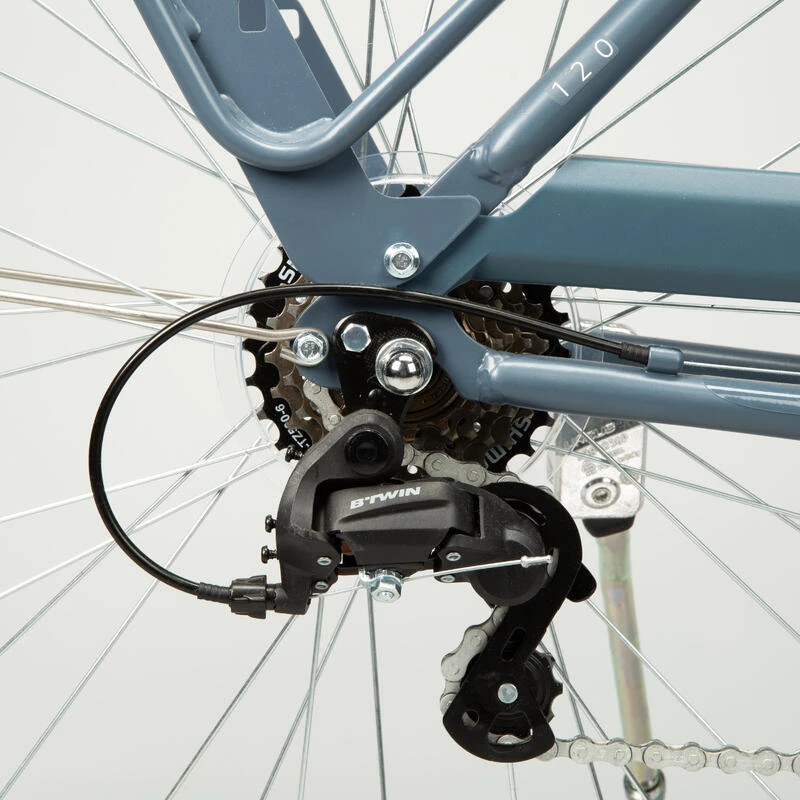 VELO DE VILLE ELOPS 120 à CADRE BAS BLEU 7 VELO DE VILLE ELOPS 120 à CADRE BAS BLEU – Image 5