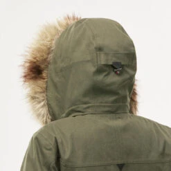 Veste 3en1 Imperméable De Trek Voyage - Travel 700 -10° - Kaki - Femme -Camping Produits Boutique veste 3en1 impermeable de trek voyage travel 700 10 kaki femme 3