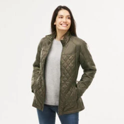 Veste 3en1 Imperméable De Trek Voyage - Travel 700 -10° - Kaki - Femme -Camping Produits Boutique veste 3en1 impermeable de trek voyage travel 700 10 kaki femme 5