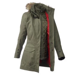 Veste 3en1 Imperméable De Trek Voyage - Travel 700 -10° - Kaki - Femme -Camping Produits Boutique veste 3en1 impermeable de trek voyage travel 700 10 kaki femme 6