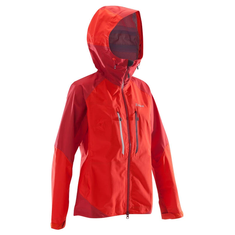 Simond Veste Imperméable D'alpinisme FEMME - ALPINISM LIGHT Rouge 3 Simond Veste Imperméable D'alpinisme FEMME - ALPINISM LIGHT Rouge