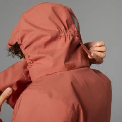 BTWIN VESTE PLUIE CHAUDE VELO VILLE VISIBILITE NUIT 540 FEMME TERRA COTTA -Camping Produits Boutique veste pluie chaude velo ville visibilite nuit 540 femme terra cotta 5