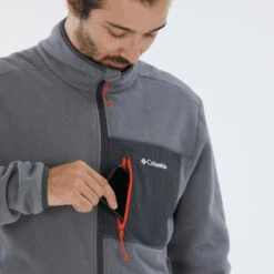 Veste Polaire Columbia Grise De Randonnée Montagne - Homme -Camping Produits Boutique veste polaire columbia grise de randonnee montagne homme 3