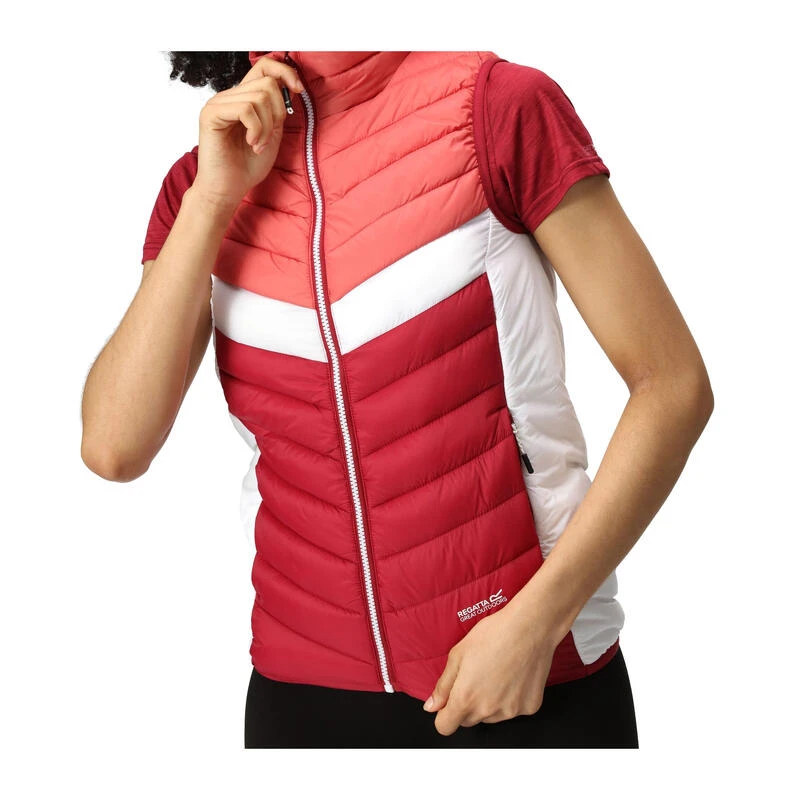 Regatta Veste Sans Manches HARROCK Femme (Rouge Foncé / Corail Clair) 6 Regatta Veste Sans Manches HARROCK Femme (Rouge Foncé / Corail Clair) – Image 4