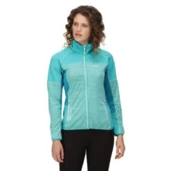 Regatta Veste Softshell YARE Femme (Turquoise Pâle / Turquoise Vif) -Camping Produits Boutique veste softshell yare femme turquoise pale turquoise vif 3