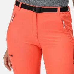 Regatta Xert Stretch Capri De Marche Pour Femme - Orange -Camping Produits Boutique xert stretch capri de marche pour femme orange 6