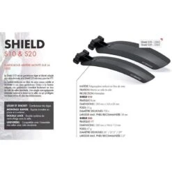 ZEFAL Shield S20 Garde-Boue Arrière Pour Selle VTT -Camping Produits Boutique zefal shield s20 garde boue arriere pour selle vtt 3